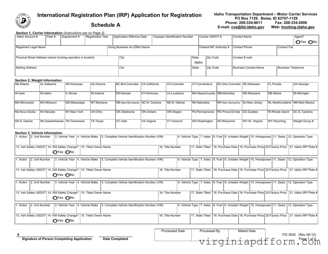 Virginia Irp Application Form
